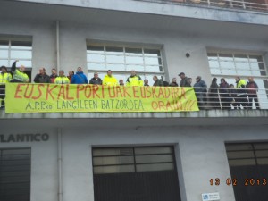 Pasaiako Portuko langileen protesta