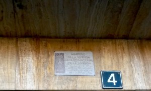 Francoren diktadura garaiko plaka