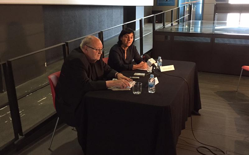 Mertxe Urteaga eta Ricardo Etxepare, gaurko aurkezpenean