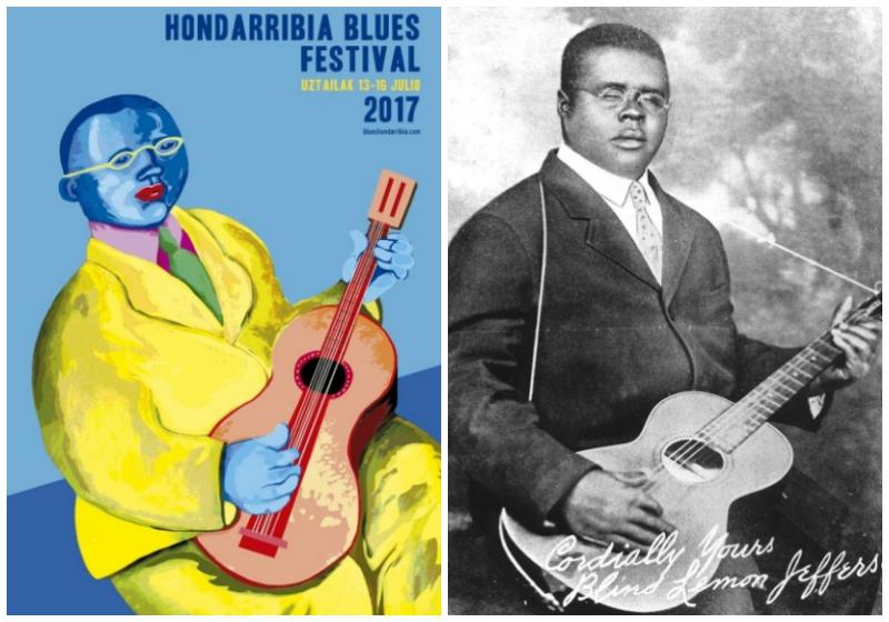 Hondarribia Blues Blue bluesman