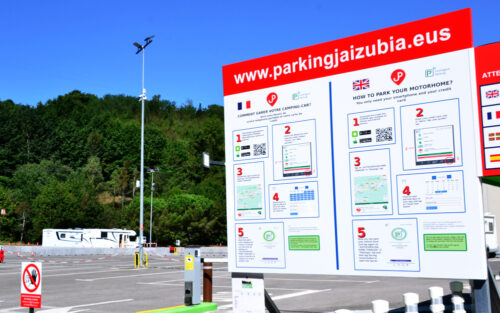 Erabat autonomoa izateko prestatu dute Parking Jaizubia gunea. 