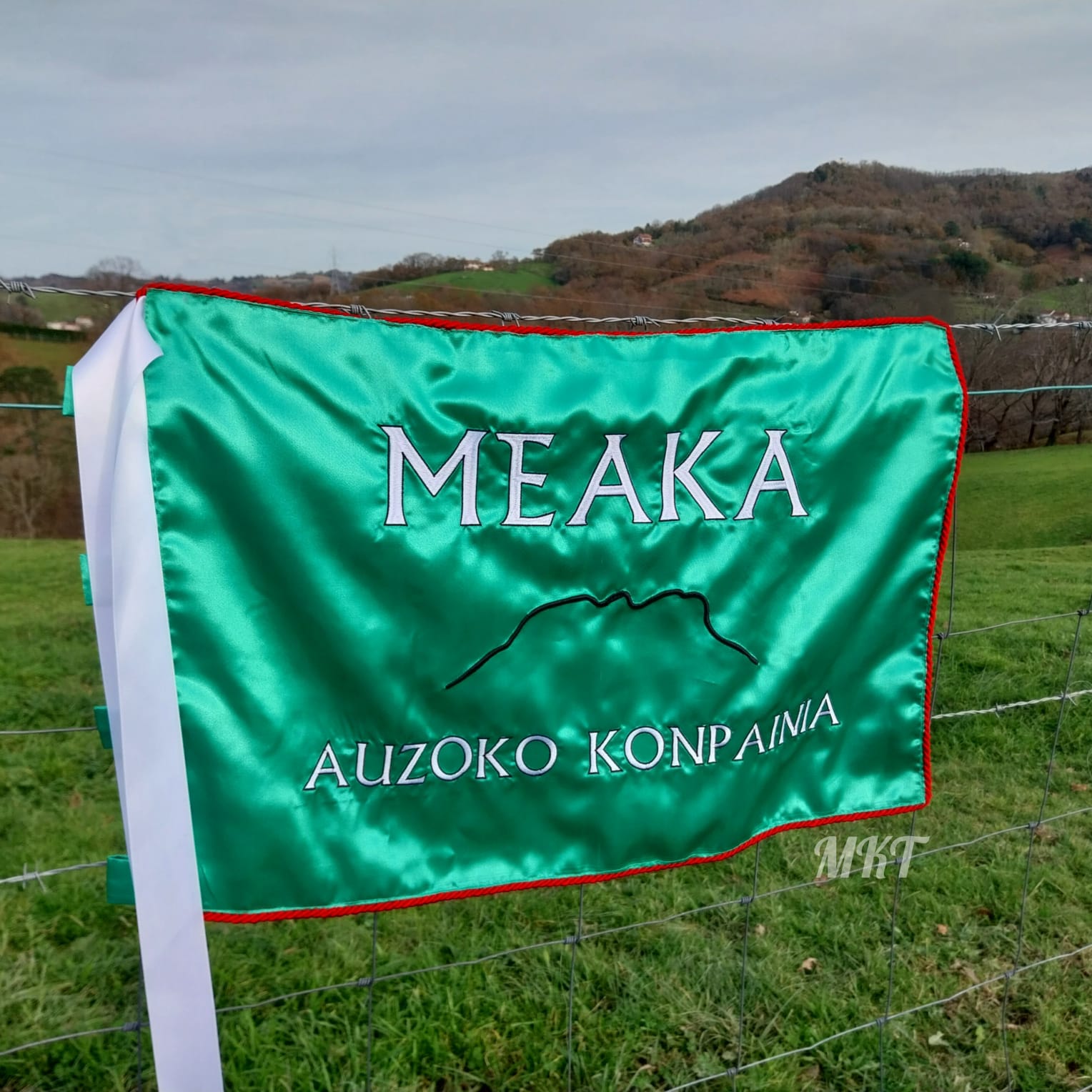 Meaka Auzoko Konpainiaren ikurriña