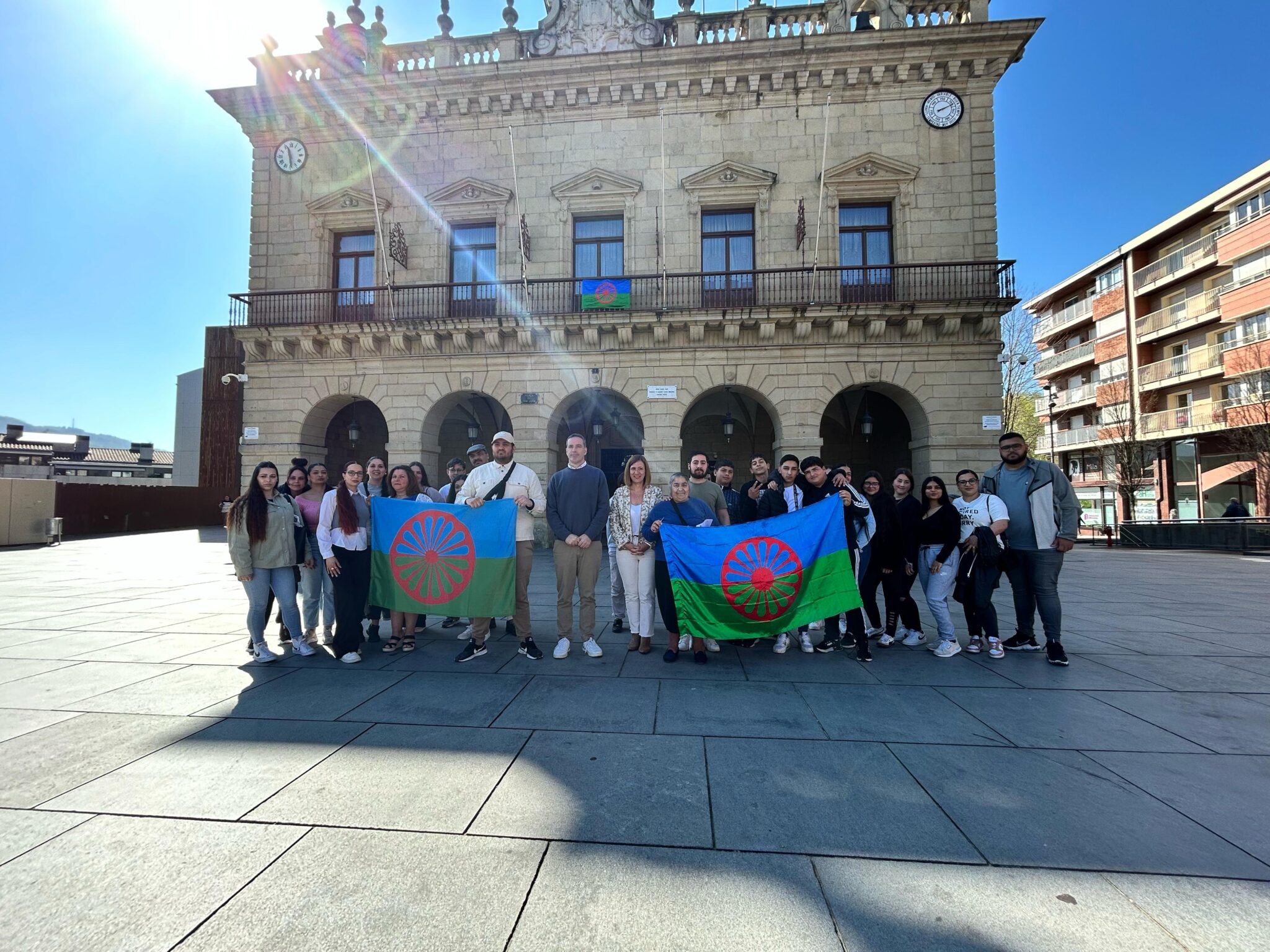 Foto delante del ayuntamiento