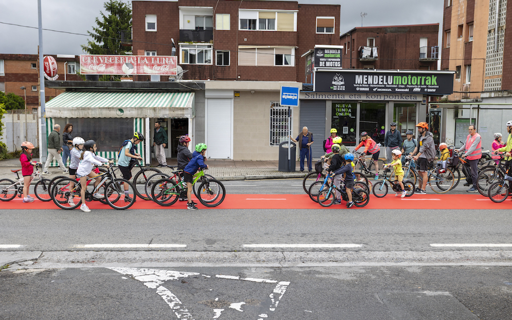 Bicicletada en Mendelu